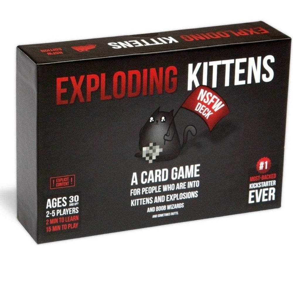 Exploding Kittens for those of us ages 17+ ONLY. Exploding Kittens: NSFW Edition